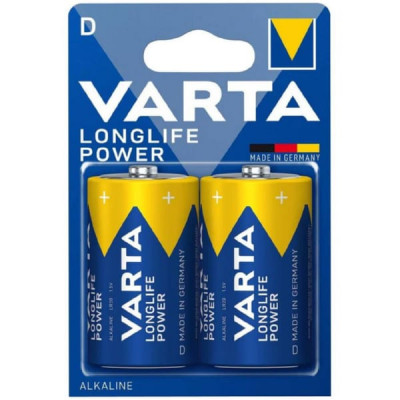 Батарейка VARTA LR20 LONGLIFE POWER BL-2