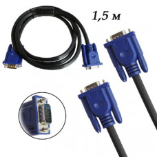 Кабель VGA-VGA 1.5м с фильтром MRM-POWER А412  (4+3)