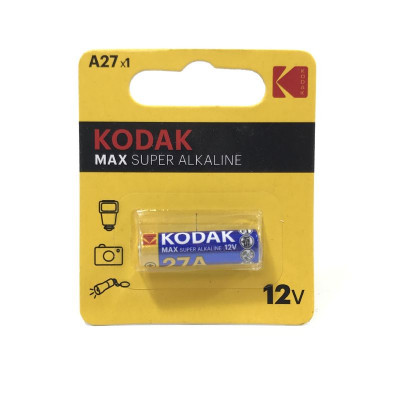 Батарейка KODAK 27A MAX SUPER ALKALINE 1BL