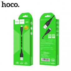 Кабель Type-C HOCO X32, 1м, 2,4A, Black 
Материал оплетка TPE