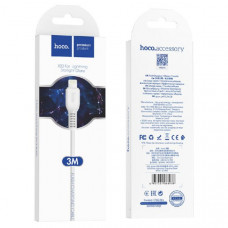 Кабель Lightning HOCO X20 Flash 3м, ПВХ, White