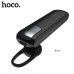 Гарнитура HandsFree Bluetooth Hoco E37 Gratified business Black. Зарядное напряжение DC5V. Время зарядки: 2.5 часа. Время разговора составляет 15 часов, проигрывание музыки - 15 часов, в режиме ожидания - 340 часов. Емкость аккумулятора: 170mAh.
