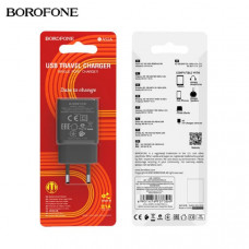 СЗУ-USB BOROFONE BA52A 2,1А Black