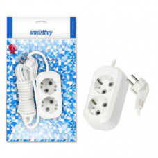 Удлинитель сетевой 3м 2 роз. Smartbuy (SBE-16-2-03-Z) 16А/ 3,5кВт с заземлением