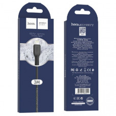 Кабель Lightning HOCO X20 Flash 3м, ПВХ, Black