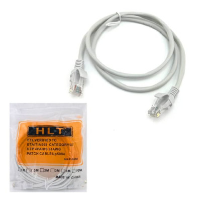 Патч-корд HTL UTP, 6E, 5м, техпак