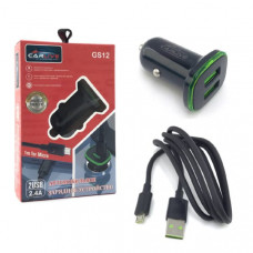 АЗУ-2USB Micro USB MRM GS12 5V/2.4A, 1м, Black