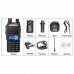 Рация Baofeng UV-82 (UHF/VHF) Черный. Диапазон частот: VHF(136-174 МГц) / UHF(400-520 МГц). Выходная мощность: 5W. Аккумулятор увеличенной емкости (2800 mAh). Двойная кнопка PTT. FM-радио приёмник (65 МГц - 108 МГц). Дальность вещания: 7км. Размер: 132х60