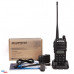 Рация Baofeng UV-82 (UHF/VHF) Черный. Диапазон частот: VHF(136-174 МГц) / UHF(400-520 МГц). Выходная мощность: 5W. Аккумулятор увеличенной емкости (2800 mAh). Двойная кнопка PTT. FM-радио приёмник (65 МГц - 108 МГц). Дальность вещания: 7км. Размер: 132х60