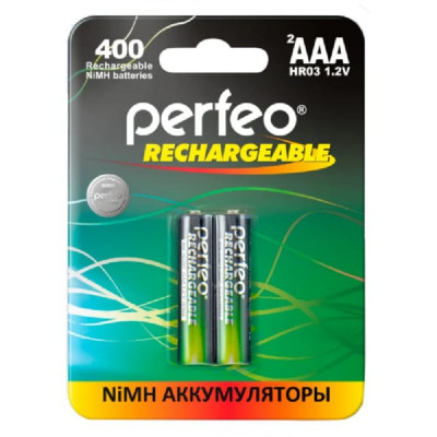 Аккумулятор Perfeo R03 (400mAh) BL-2
