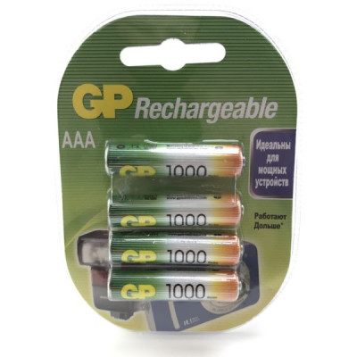 Аккумулятор GP R03 (1000mAh) BL4