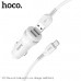АЗУ-2USB MicroUSB HOCO Z27 1м, 2.4A, White