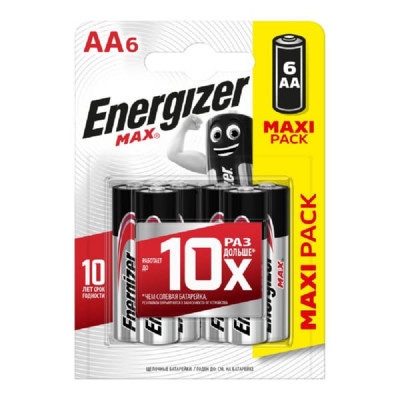 Батарейка Energizer LR06 MAX BL-6