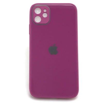 Чехол стеклянный iP 11 Glass Crimson