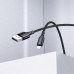 Кабель Lightning BOROFONE BX54 1м, 2,4A, нейлоновая оплетка, Black (1/360)