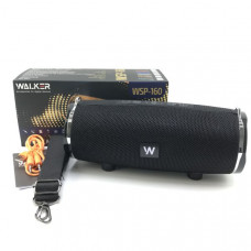 Портативная колонка WALKER WSP-160 (7Втx2дин, Bluetooth) черная