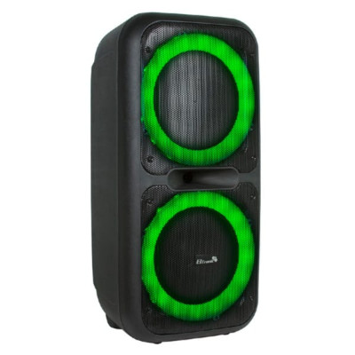 Активная напольная колонка DANCE BOX ELTRONIC 200 с TWS(20-07) динамик 2х8 Размер: Ширина - 34 см,Высота - 65 см,Глубина - 32 см.Bluetooth,Aux,FM.Встроенный аккумулятор 7000 mAh (до 5 часов работы).Разъемы:USB,SD и MicroSD,Jack 6.3 мм (микрофон, гитара) 2