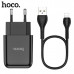 СЗУ-USB Lightning HOCO N2 1м, 2.1A, Black