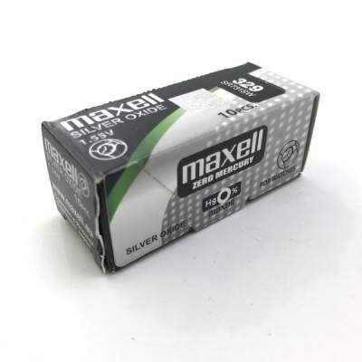 Батарейка MAXELL R 329 SR731SW, коробка-10шт