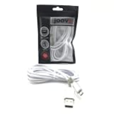 Кабель Micro USB JOOVE M5 2м, резиновый, с пружинкой на конце, White, в блистере