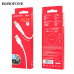 Кабель Lightning BOROFONE BX30 1м 2,4A, силикон + TPE, White