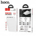 Внешний аккумулятор 10000 mAh HOCO J55 Neoteric (White) Вход: Micro-USB/Type-C,LED индикатор уровня заряда (активация кнопкой). ABS+PC огнеупорный. Размер:134х68х15мм