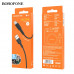 Кабель Lightning BOROFONE BX30 1м, 2,4A, силикон + TPE, Black