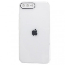 Чехол стеклянный iP 7/8 Plus Glass White