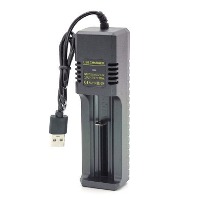 СЗУ для аккумуляторных батарей 1 слот Орбита OT-APZ09 (18650/USB)