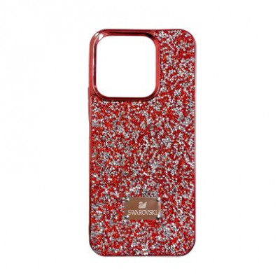 Чехол силиконовый Swarovski Original iP 12/12Pro, Red