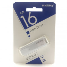 USB флеш-диск 16Gb Smartbuy Clue White