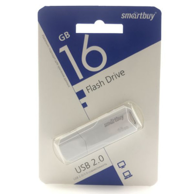 USB флеш-диск 16Gb Smartbuy Clue White