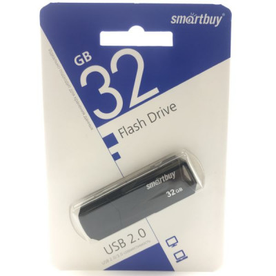 USB флеш-диск 32GB Smartbuy Clue Black
