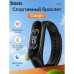 Фитнес браслет HOCO GA08 Black. Водонепроницаемый корпус стандарта IP65. Основные функции: шагомер, ходьба, бег, верховая езда, контроль сожженных калорий за день, расстояние пройденного маршрута. Отключить звук телефона при входящем вызове. Уведом. о вхо