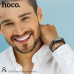 Фитнес браслет HOCO GA08 Black. Водонепроницаемый корпус стандарта IP65. Основные функции: шагомер, ходьба, бег, верховая езда, контроль сожженных калорий за день, расстояние пройденного маршрута. Отключить звук телефона при входящем вызове. Уведом. о вхо