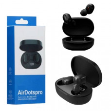 Гарнитура вакуумная Bluetooth Mi Redmi AirDotspro Black (LED дисплей заряда)
