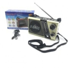 Радиоприемник портативный Waxiba XB-751BT Gold Фонарь (Bluetooth,FM,USB,TF,SD,AUX)