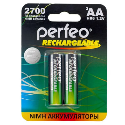 Аккумулятор Perfeo R06 2700mAh BL-2