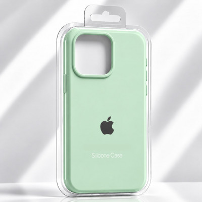 Чехол iP 13 Pro Max Silicone Case (26 Mint) 4 sides