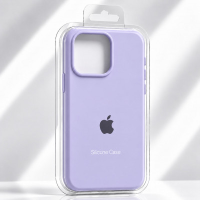 Чехол iP 13 Pro Max Silicone Case (51 Lavander) 4 sides
