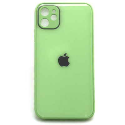 Чехол стеклянный iP 11 Glass Green