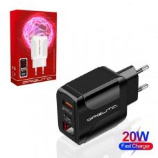 СЗУ-USB-USB-C Орбита OT-APU54 3.0A PD20W+QC3.0 (Black)