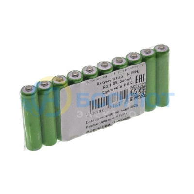 Аккумулятор Орбита R03 (300mAh,Ni-MH,1.2V) SH-10