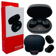 Гарнитура вакуумная Bluetooth Mi AirDotspro Black (LED дисплей заряда)