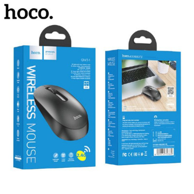 Мышь беспроводная HOCO GM14 Platinum business 2.4G Black