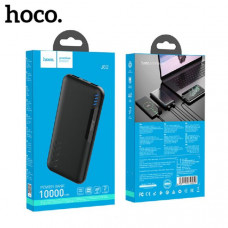 Внешний аккумулятор 10000 mAh HOCO J82 Black Вход Micro-USB / Type-C, два выхода USB 2A, LED индикатор
