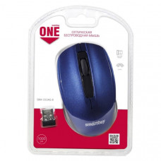 Мышь беспроводная Smartbuy ONE 332, синий. 3кн., оптическая, DPI 1000, USB.