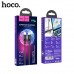 Кабель USB-C Lightning HOCO X14 Double speed 1м, 3A, PD20W, шнуровой, Black