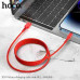 Кабель Lightning HOCO X59 1м, 2.4A, шнуровая оплетка, Red