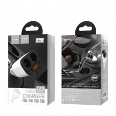 Разветвитель прикуривателя HOCO Z28, White (2 выхода+2USB)
Входное напряжение: DC12-24V; USB1 выход: 5V/2.4A. USB1 выход: 5V/2.4A. Общий выход 5V/3.1A MAX. Максимальная мощность прикуривателя 96W. Размер: 94х52х32мм, вес: 39г.